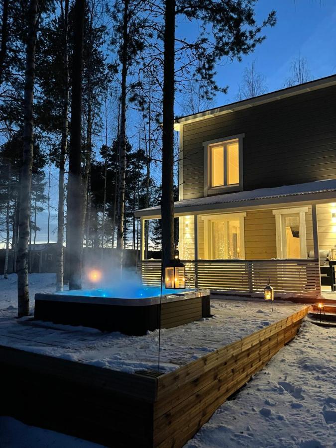 Luxurious Villa Snow With Jacuzzi Rovaniemi Exterior foto